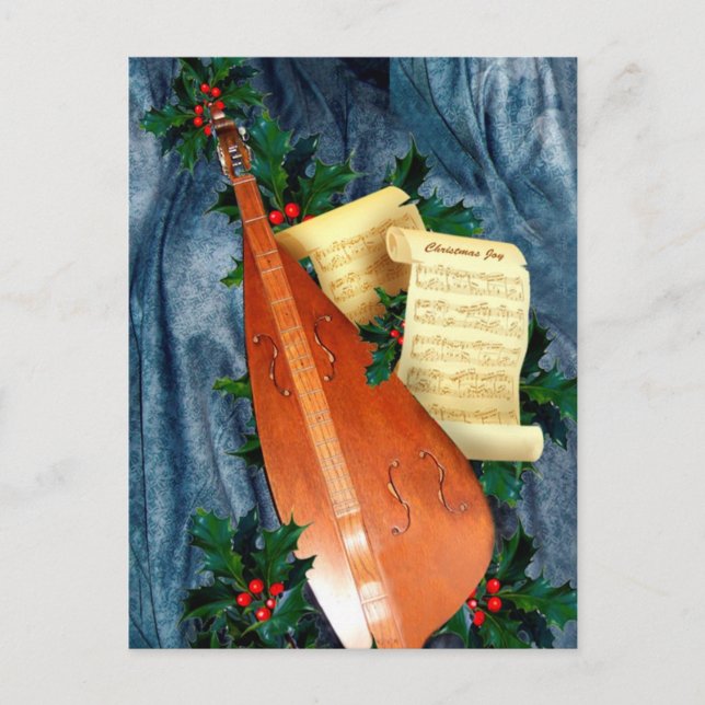 Musical Christmas Greeting Card (Front)