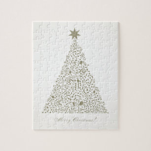 Musical Christmas tree Jigsaw Puzzle