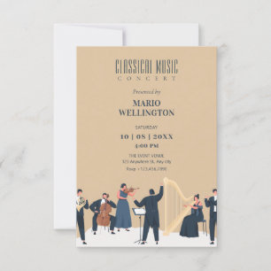 Musical Classic concert  Invitation
