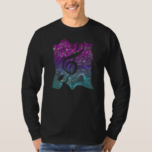 Musical Clef Music Sheet Notes School Musician Orc T-Shirt