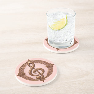 Musical Clef Note Coaster