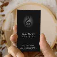 Musical Clef Symbol Elegant Vocalist Singer Music