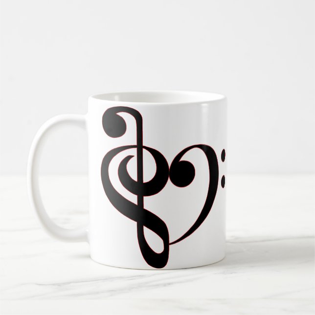 Musical Clefs Mug (Left)