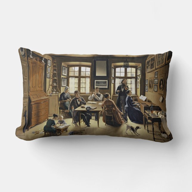 Musical Concert in Basel (by Sebastian Gutzwiller) Lumbar Cushion (Front)