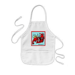 MUSICAL CRAWFISH KIDS APRON