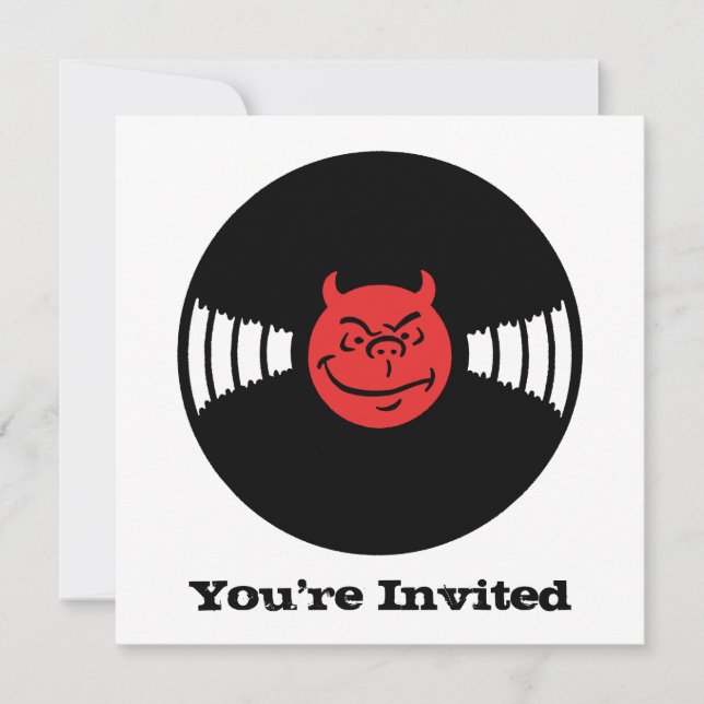Musical Devil Invitation (Front)