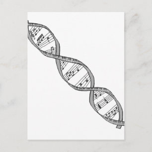 Musical DNA Postcard