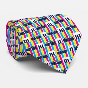 Musical Drums Piano Keys Musician  Tie