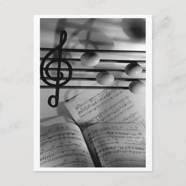 Musical Eggs Postcard (Front)