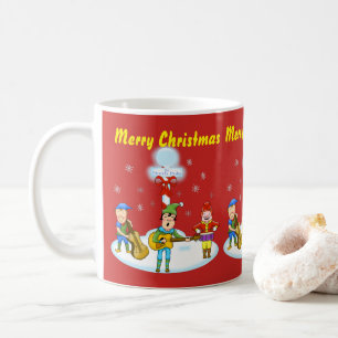 Musical Elves Christmas Mug