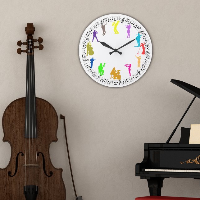 Musical Ensemble Large Clock (Creator Uploaded)