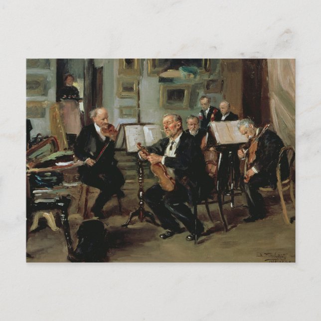 Musical Evening, 1906 Postcard (Front)