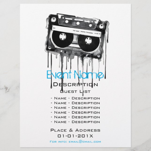 Musical Event Promotion Flyer (Front)