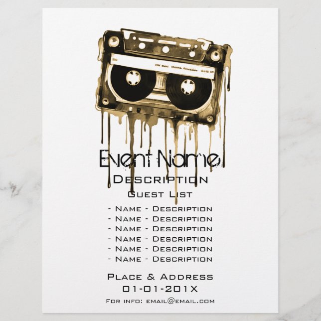 Musical Event Promotion Flyer (Front)