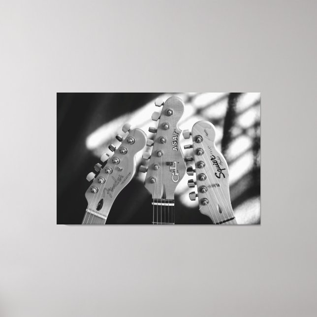 Musical Family Photo Canvas Print (Front)
