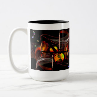 Musical fantasy Two-Tone coffee mug