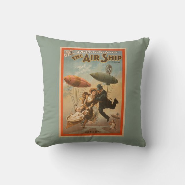 Musical Farce Comedy, The Air Ship Theatre 2 Cushion (Front)