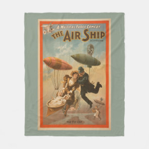 Musical Farce Comedy, The Air Ship Theatre 2 Fleece Blanket