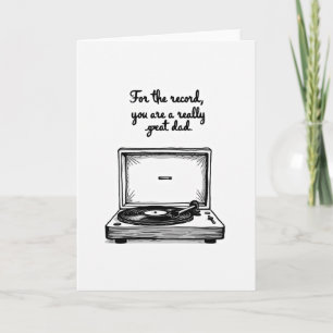 Musical Fathers Day Card