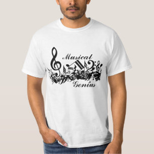 Musical genius Jumbled Musical Notes T-Shirt