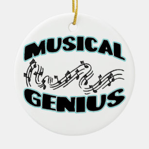 Musical Genius Music Notes Ceramic Tree Decoration