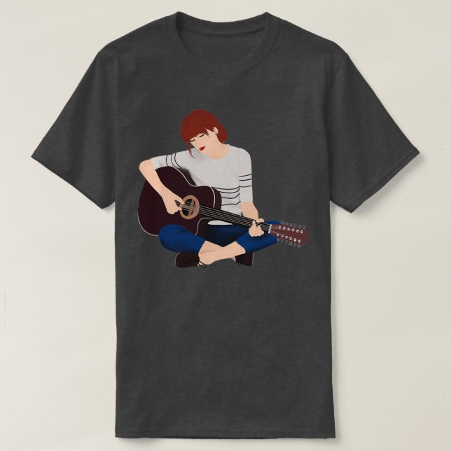 Musical girl T-Shirt (Design Front)