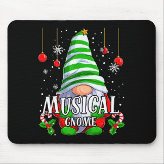 Musical Gnome Christmas Pajamas Matching Family Gr Mouse Mat