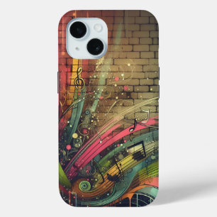 Musical Graffiti iPhone 15 Case