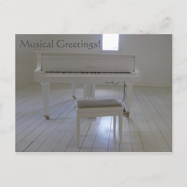 Musical Greeting Postcard (Front)