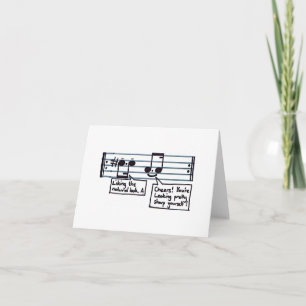 Musical Greetings Card