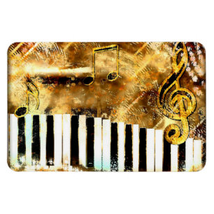 Musical Grunge Magnet