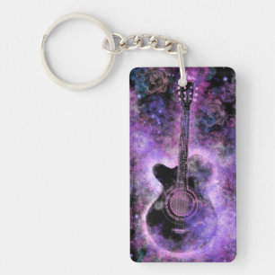 Musical Guitar Keychain