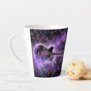 Musical Guitar Latte Mug