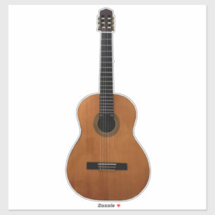 Musical Guitar Sticker