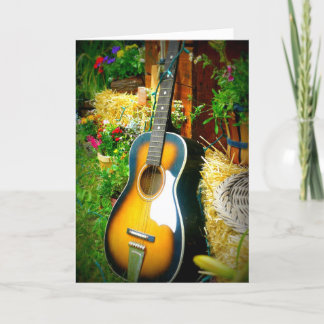 Musical Happy Birthday greeting card