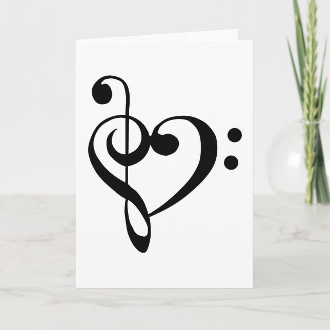 Musical Heart Card (Front)