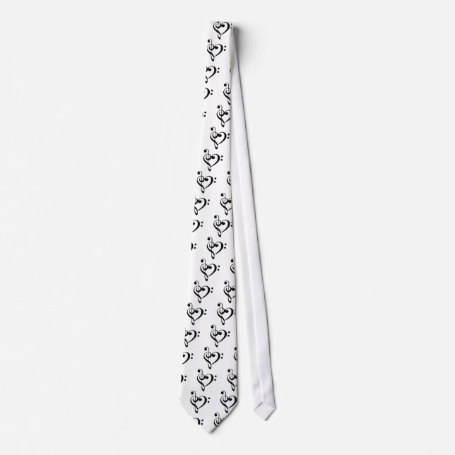 Musical Heart Tie (Front)