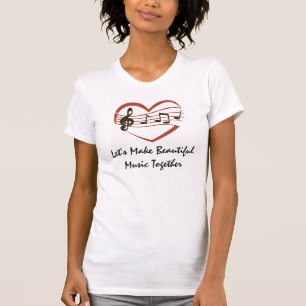 Musical Heart Valentine's Woman's t-shirt
