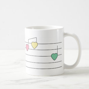 Musical Hearts Mug