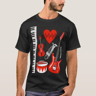 Musical heartTShirt T-Shirt