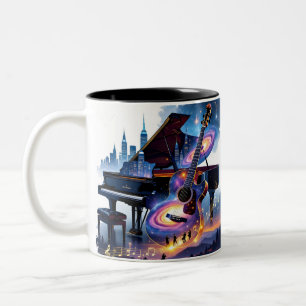 Musical Inner Being Two-Tone Coffee Mug