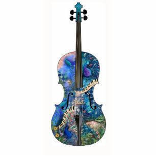 Musical Instrument 3D Photo Sculpture Cello Violin