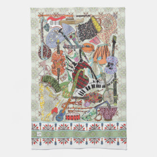 Musical Instrument Kitchen Towels