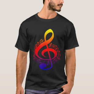 Musical Instrument Musician Music Treble Clef T-Shirt