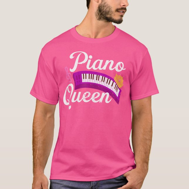 Musical Instrument Pianist Girls Women Musician Pi T-Shirt (Front)
