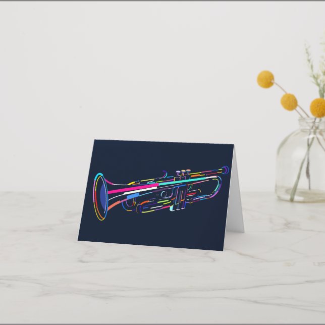  Musical instrument Thank You Card (Front)