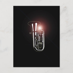 Musical instrument tuba - Musicians designs Postcard