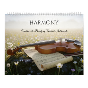 Musical Instruments Calendar – Elegant Photo