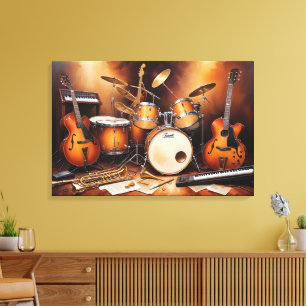 Musical Instruments Canvas Print