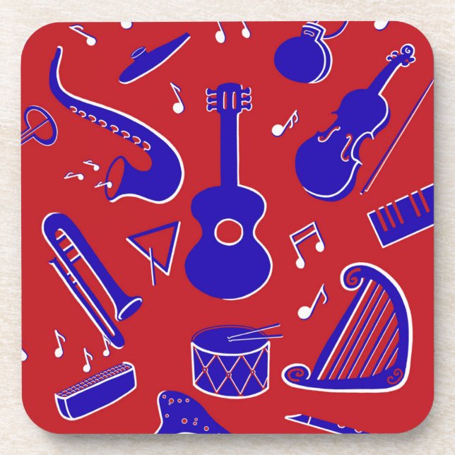 Musical Instruments Coaster (Front)